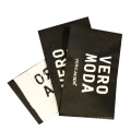 Custom Design Logo End Fold Woven Clothing Labels for Garment Apparel